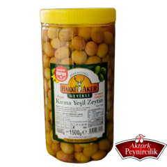HAKKI AKER KIRMA YEŞİL ZEYTİN 1500GR